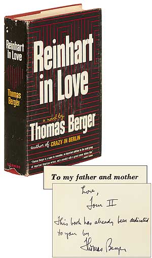 Item #403537 Reinhart in Love. Thomas BERGER.