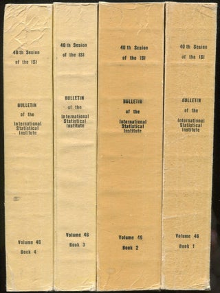 Item #403632 Bulletin of the International Statistical Institute: Proceedings of the 40th...