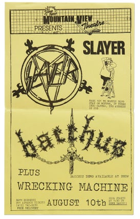 [Flyers]: 1980s-1990s California Metal Concert Flyers