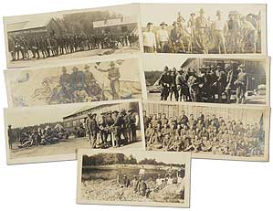Item #403679 [Panoramic Photographs]: Seven Panoramic Photographs of the Tennessee R.O.T.C. training at the Catoosa Range and at Fort Oglethorpe, Georgia
