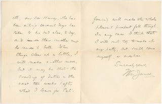 Autograph Letter Signed to Mrs. Bull and Miss Murray