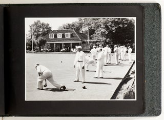 [Photo album]: Bowls Match at the Park Royal Brewery. Surrey and Middlesex Bowling Associations versus The American Lawn Bowling Association, Thursday, 13th June, 1957