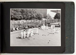 [Photo album]: Bowls Match at the Park Royal Brewery. Surrey and Middlesex Bowling Associations versus The American Lawn Bowling Association, Thursday, 13th June, 1957