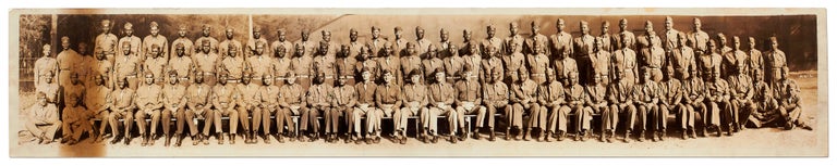 Item #403937 Panoramic Photograph of African-American Soldiers during World War II