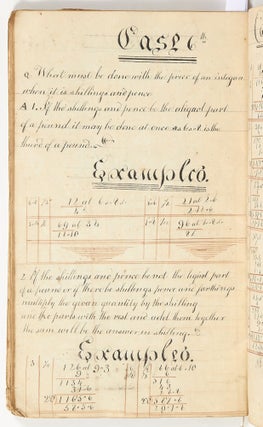 [Manuscript]: Mathematical Copy Book of Cornelius Cooper, New York (1811-1813)