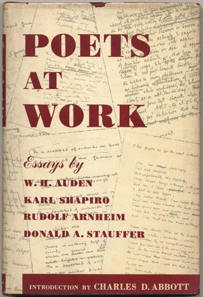 Item #404113 Poets At Work: Essays Based on the Modern Poetry Collection At The Lockwood Memorial...
