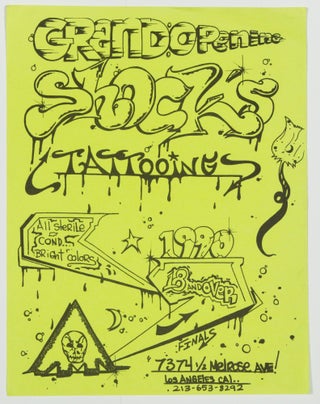 [Flyers]: 1980-1990 Counter Culture and Event Flyers in California Area