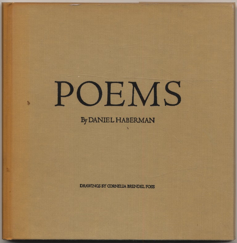 Item #404220 Poems. Daniel HABERMAN.