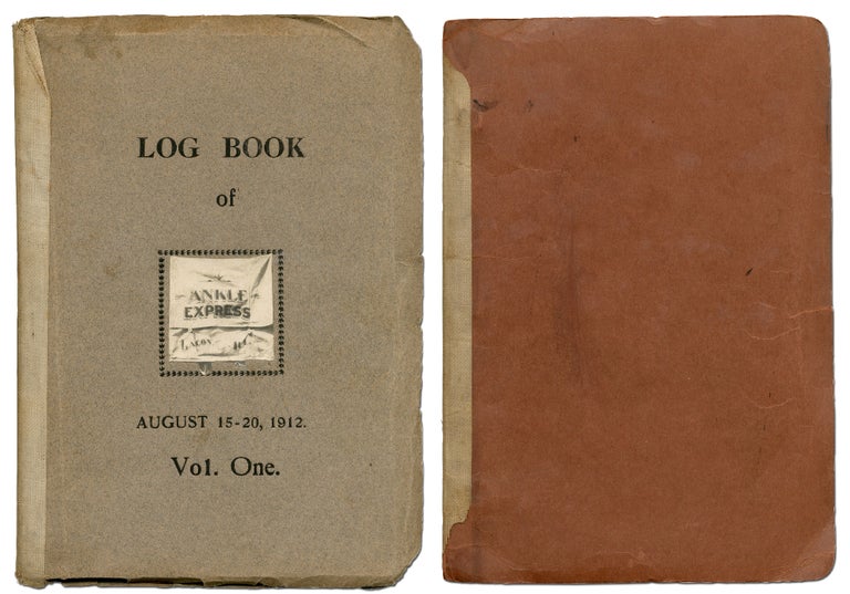 Item #404395 [Photo album and journal]: "Log Book of the Ankle Express, August 15-20, 1912." [with] "The Lucky Devils: Being a Canoe Trip of Six Cornell College Students in the Year 1919...." [Two volumes]. Paul James RICHMOND.
