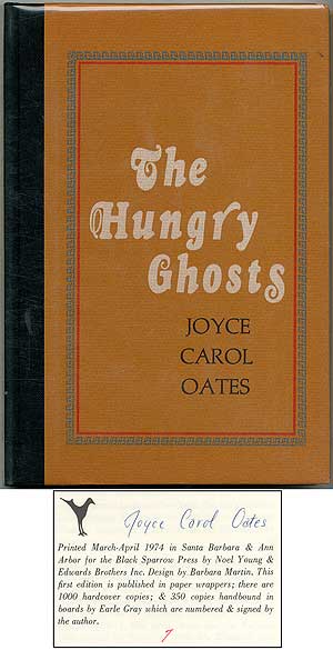 Item #404491 The Hungry Ghosts: Seven Allusive Comedies. Joyce Carol OATES.