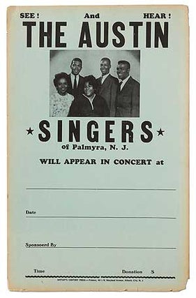 Item #404879 The Austin Singers of Palmyra, N.J. Will Appear in Concert