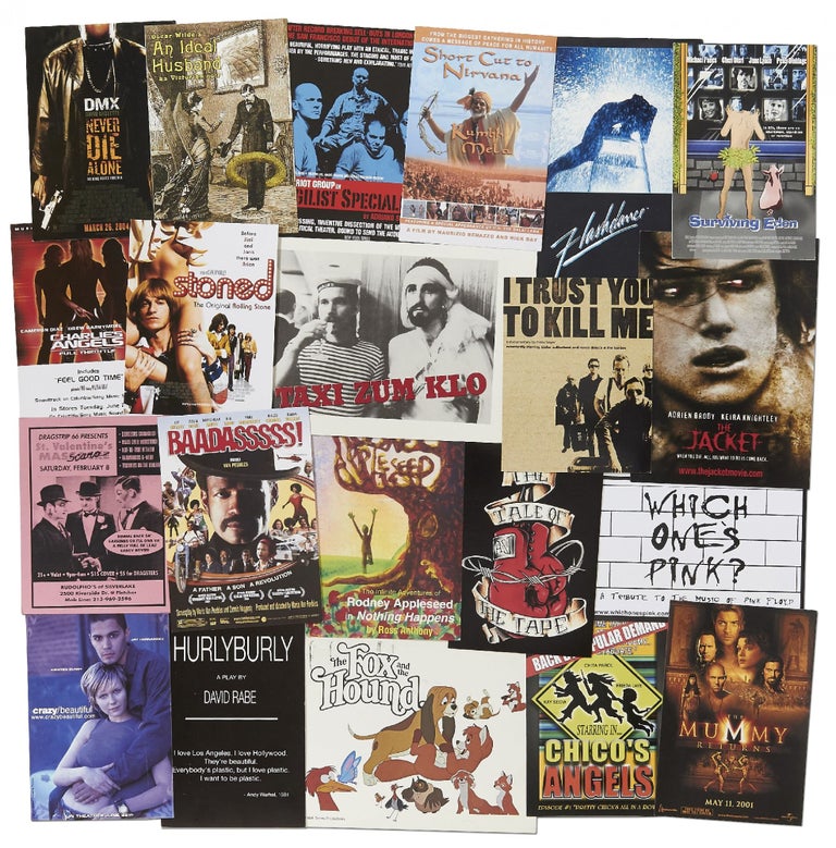 Item #404907 [Handbills]: Handbills and Postcards for Music and Alternative Movie and California Theatre performances in the Early 2000s