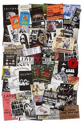 Item #405004 [Handbills]: Handbills and Postcards for Alternative Rock, Metal, and Electronic...
