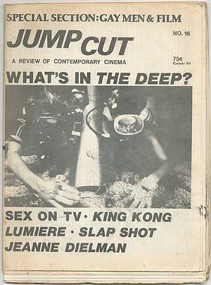 Item #405211 [Tabloid newpaper]: Jump Cut: A Review of Contemporary Cinema No. 16. Special Section: Gay Men & Film