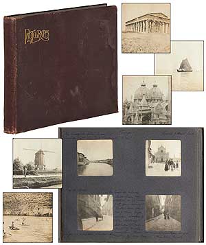 Item #406111 [Photo Album]: Fin de Siecle European Travel with Early Snapshots