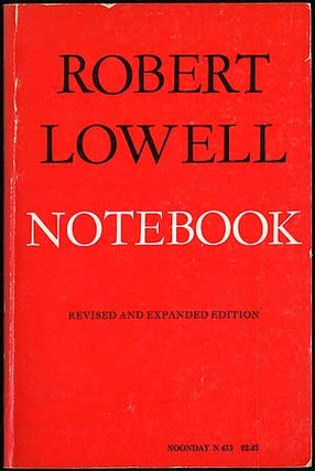 Item #406216 Notebook. Robert LOWELL