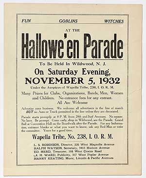 Item #406883 [Broadside]: Fun / Goblins / Witches at the Hallowe'en Parade to be held in...