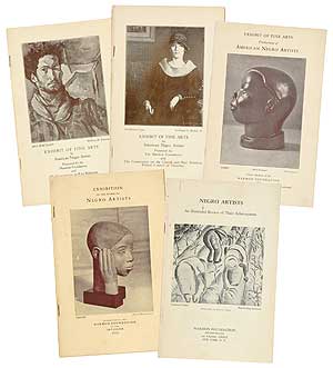 Item #407041 Five Harmon Foundation Programs for the Exhibition of the Work of American Negro Artists