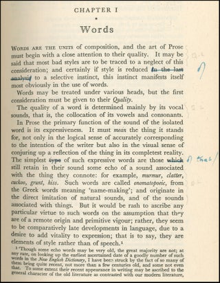English Prose Style