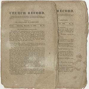 Item #407228 (Periodical): Church Record. Vol. 1, No. 22-23