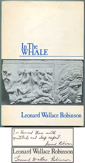 Item #407379 In the Whale. Leonard Wallace ROBINSON.
