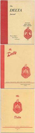 Item #407812 The Delta: Official Journal of Delta Sigma Theta Sorority. 1952, 1954, 1955