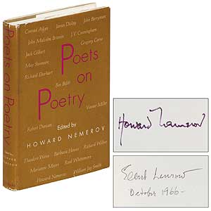 Item #408016 Poets on Poetry. Howard NEMEROV.