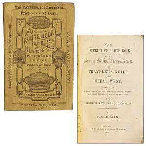 Item #408232 New Descriptive Route Book of the Pittsburgh, Fort Wayne & Chicago R.R. and...