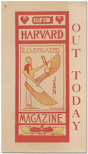 Item #408491 [Broadside]: Harvard Illustrated Magazine Out Today. George Allan ENGLAND.