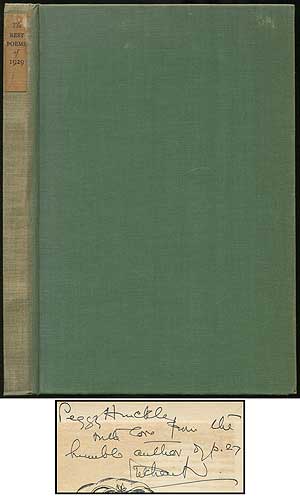 Item #408780 The Best Poems of 1929. Thomas MOULT, selected by, Gretchen Warren.