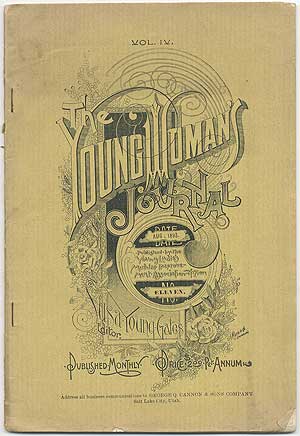 Item #408853 The Young Woman's Journal. Vol. IV. No. Eleven. Susa Young GATES.