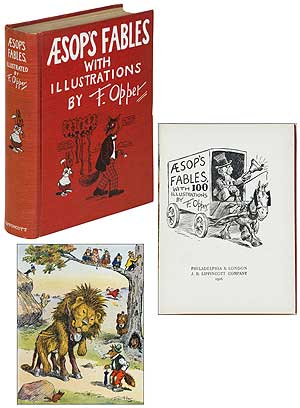Item #409006 Aesop's Fables with 100 Illustrations by F. Opper. AESOP, F. Opper.