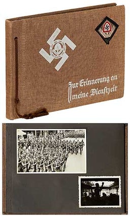 Item #409034 [Photo Album]: Nazi "R.A.D." Reich Labor Service: "Zur Erinnerung an Meine...