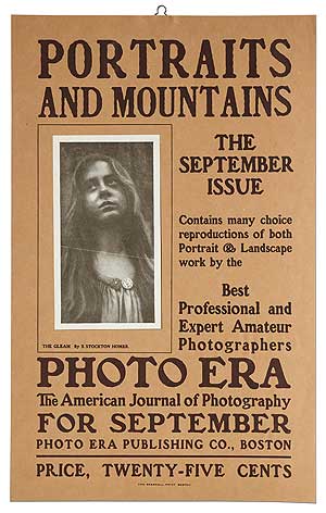 Item #409066 [Broadside]: Portraits and Mountains. The September Issue... Photo Era: The American Journal of Photography... Price, Twenty-Five Cents