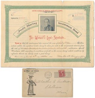 Item #409073 [Bond Certificate]: The Woman's Land Syndicate. Profit Sharing Investment Bond