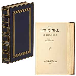 Item #409203 The Lyric Year: One Hundred Poems. Ferdinand EARLE.