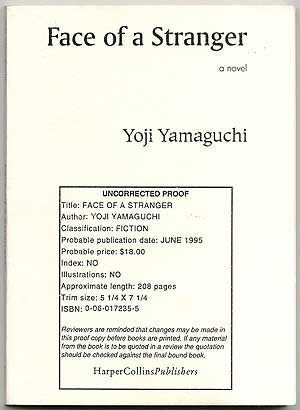 Item #409445 Face of a Stranger. Yoji YAMAGUCHI.