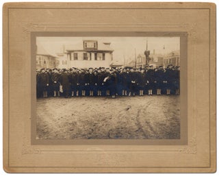 Item #409721 [Photograph]: The Newburyport, [Massachusetts] "Forty & Eight" Naval Unit departing...