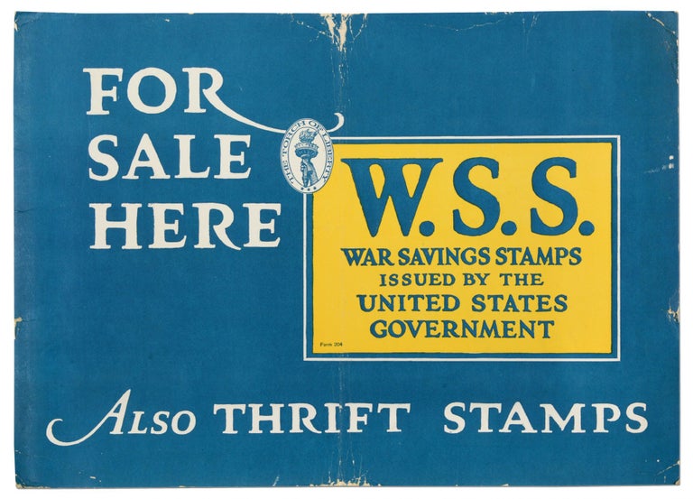 Item #409999 For Sale Here: W.S.S. War Savings Stamps Issued by the United States Government. Also Thrift Stamps