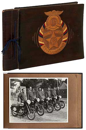 Item #410028 [Photo Album]: Fédération Internationale de Motocyclisme International Six Days Trial held in Gottwaldova, Czechoslovakia