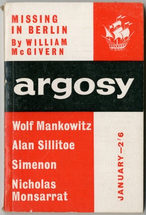 Item #410135 Argosy - January 1962 (Volume XXIII, Number 1). Wolf MANKOWITZ, William McGivern,...