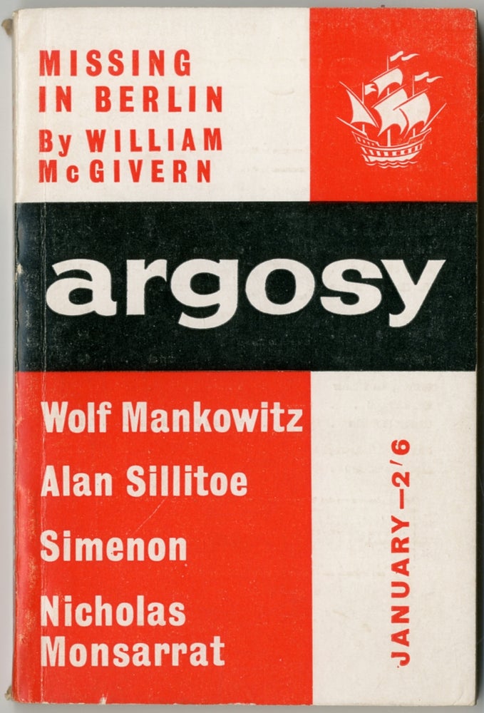 Item #410135 Argosy - January 1962 (Volume XXIII, Number 1). Wolf MANKOWITZ, William McGivern, Nicholas Monsarrat, Simenon, Alan Sillitoe.