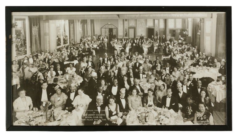 Item #410561 [Photograph]: The Annual Dinner Dance of The Merry Makers Social Club Inc. Park Palace May 19, 1938