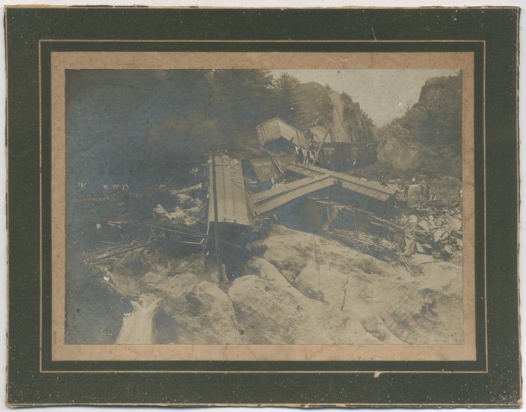 Item #410995 [Photo]: Train Wreck (circa 1895)