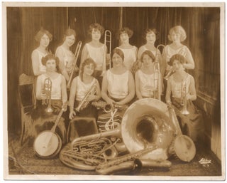Item #411020 Photograph of the All-Woman Jazz Band The Parisian Redheads [later known as The...