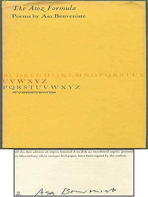 The Atoz Formula. Asa BENVENISTE.