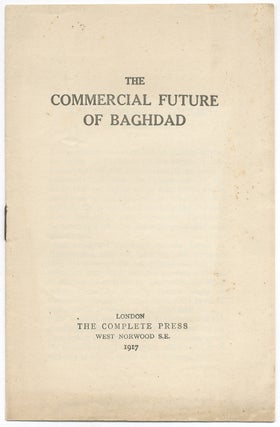 Item #411101 The Commercial Future of Baghdad