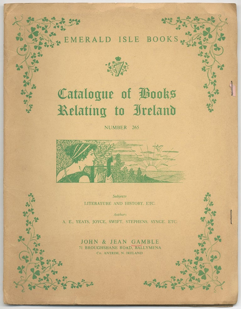Item #411105 Emerald Isle Books. Catalogue of Books Relating to Ireland. Number 265
