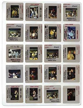 Photographic Slides]: Bruce Springsteen Concert. Bruce SPRINGSTEEN, Cory A. MOran.