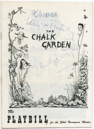 Item #411602 (Program for): The Chalk Garden. Enid BAGNOLD